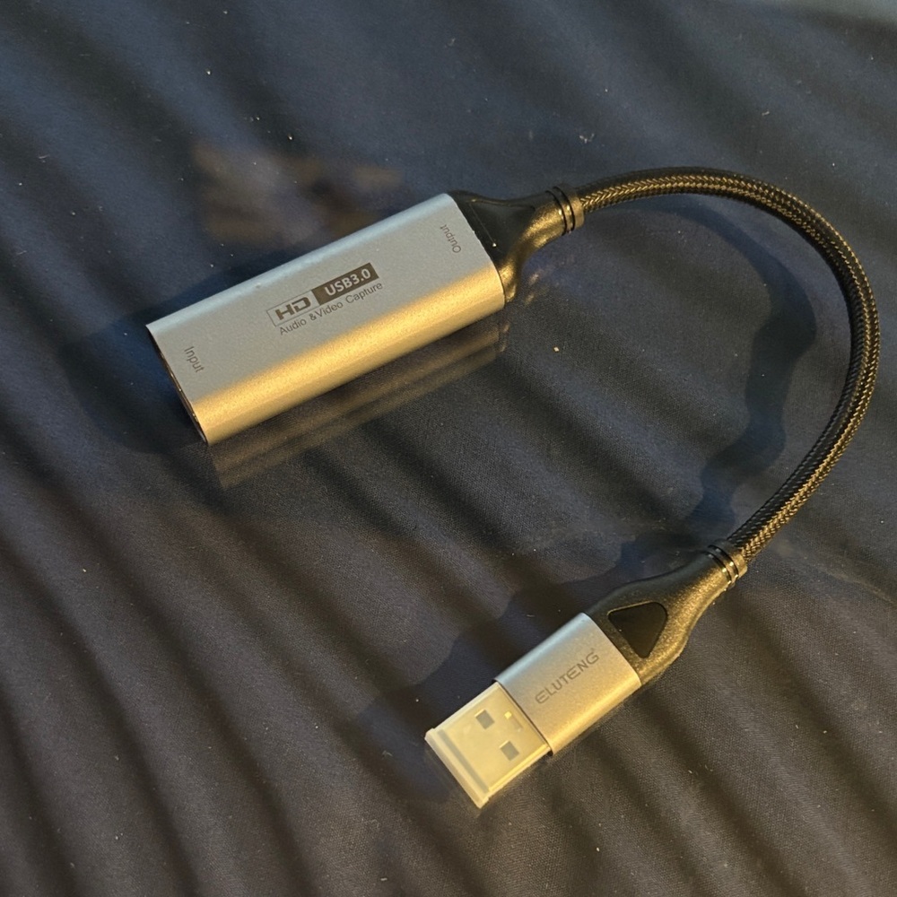 Silver USB 3.0  to HDMI video Capture for live streaming